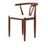 Traditional Vintage Round Carbon Steel Leather Dining Chair Backrest For Dining Room
