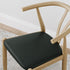 Traditional Vintage Round Carbon Steel Leather Dining Chair Backrest For Dining Room