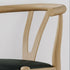 Traditional Vintage Round Carbon Steel Leather Dining Chair Backrest For Dining Room