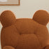 Contemporary Creative Kids Bear Lamb Cashmere Accent Chair Backrest Armrest For Living Room