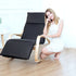 Modern Simplicity Adjustable Linen Wood Square Rocking Recliner Backrest For Bedroom