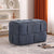 Contemporary Creative Velvet Solid Wood Rectangular Chair Backless Armless For Living Room