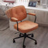 Modern Minimalist Leather Nylon Rectangular Desk Chair Backrest Armrest For Home Office