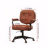 Modern Minimalist Leather Nylon Rectangular Desk Chair Backrest Armrest For Home Office