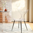 Contemporary Creative Acrylic Metal Square Triangle Mermaid Vanity Chair Backrest For Bedroom