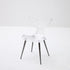 Contemporary Creative Acrylic Metal Square Triangle Mermaid Vanity Chair Backrest For Bedroom