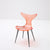 Contemporary Creative Acrylic Metal Square Triangle Mermaid Vanity Chair Backrest For Bedroom