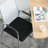 Modern Minimalist Fabric Steel Square Rectangular Desk Chair Backrest Armrest For Home Office