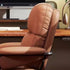 Modern Minimalist Leather Nylon Steel Square Bread Desk Chair Backrest Armrest For Home Office