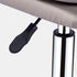 Modern Simplicity Leather Metal Base Height Adjustable Swivel Bar Stool Backrest Footrest For Dining Room