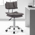 Modern Simplicity Leather Metal Base Height Adjustable Swivel Bar Stool Backrest Footrest For Dining Room