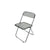 Contemporary Scandinavian Square Acrylic Foldable Dining Chair Backrest For Dining Room