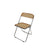 Contemporary Scandinavian Square Acrylic Foldable Dining Chair Backrest For Dining Room