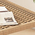 Traditional French Rope Weaving Wood Gourd Legs Dining Chair Ladder Back For Dining Room