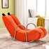 Contemporary Creative Banana PU Leather Upholstered Recliner Backrest Armrest For Living Room