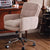 Modern Minimalist Liftable Swivel Square Steel Lambswool Desk Chair Backrest Armrest For Home Office