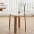 Traditional Vintage Round Plastic Solid Wood Aluminum Dining Chair Backrest For Dining Room