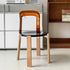 Traditional Vintage Round Plastic Solid Wood Aluminum Dining Chair Backrest For Dining Room