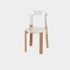 Traditional Vintage Round Plastic Solid Wood Aluminum Dining Chair Backrest For Dining Room
