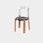 Traditional Vintage Round Plastic Solid Wood Aluminum Dining Chair Backrest For Dining Room
