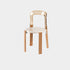 Traditional Vintage Round Plastic Solid Wood Aluminum Dining Chair Backrest For Dining Room