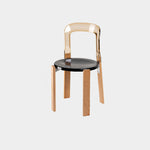 Traditional Vintage Round Plastic Solid Wood Aluminum Dining Chair Backrest For Dining Room