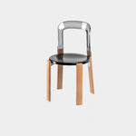 Traditional Vintage Round Plastic Solid Wood Aluminum Dining Chair Backrest For Dining Room