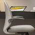 Modern Minimalist Half Round Cushion Plastic Metal High Density Sponge Desk Chair For Home Office