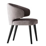 Modern Luxury Square Cushion Solid Wood Fabric High Resilience Sponge Dining Chair Backrest For Dining Room