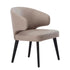 Modern Luxury Square Cushion Solid Wood Fabric High Resilience Sponge Dining Chair Backrest For Dining Room