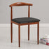 Modern Minimalist Square Leather Carbon Steel Dining Chair Backrest For Dining Room