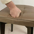 Modern Minimalist Square Solid Wood Leathaire Vanity Stool 4-Leg For Bedroom