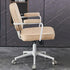 Modern Minimalist Square Leather Stainless Steel Desk Chair Backrest Armrest For Home Office