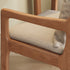 Contemporary Scandinavian Square Solid Wood Cotton Dining Chair Backrest Armrest For Dining Room