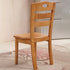 Traditional Chinese Rubber Wood Square Border Dining Chair Backrest For Dining Room