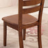 Traditional Chinese Rubber Wood Square Border Dining Chair Backrest For Dining Room