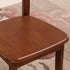 Traditional Chinese Rubber Wood Square Border Dining Chair Backrest For Dining Room