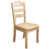 Traditional Chinese Rubber Wood Square Border Dining Chair Backrest For Dining Room