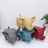 Contemporary Creative Kids Fabric Wood Sponge Animal Elephant Footstool For Entryway