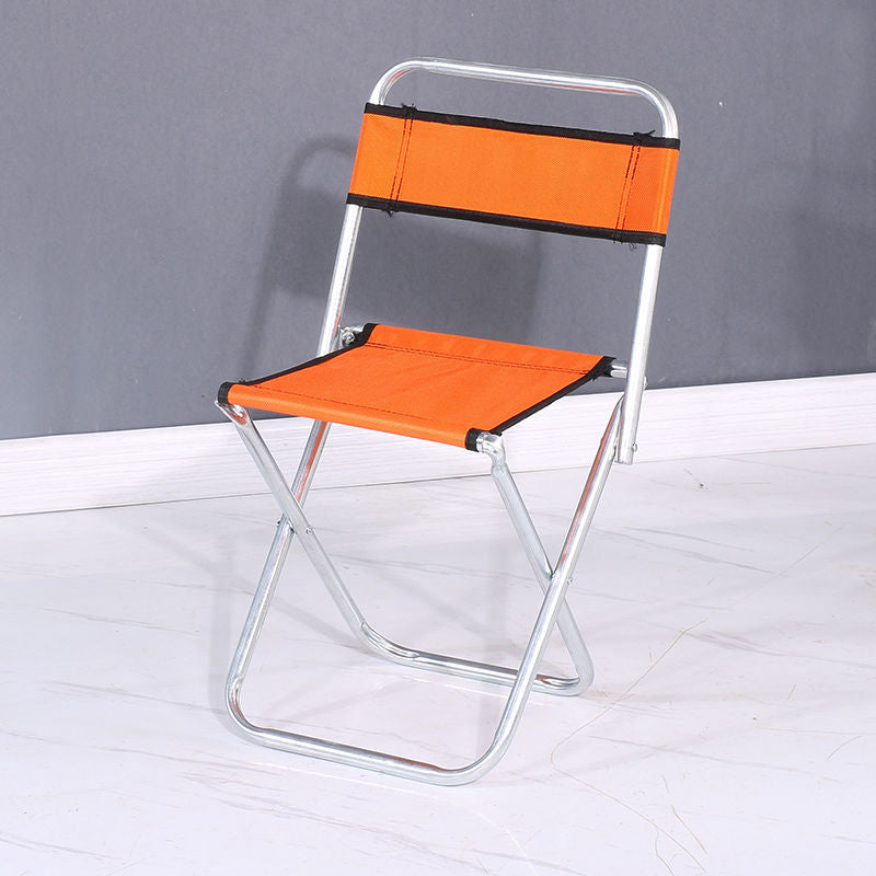 Modern Simplicity Fabric Metal Square Outdoor Chair Backrest Foldable For Outdoor