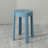 Modern Minimalist Fiberglass Round Pinwheel Stool Stackable For Dining Room