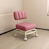 Modern Minimalist Leather Sponge Metal Square Low Stool Backrest Movable For Living Room