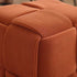 Contemporary Scandinavian Corduroy Wood Sponge Cube Rectangular Low Stool For Living Room