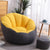 Contemporary Scandinavian Fine Cotton Particle Petal Lazy Round Sofa Footrest For Living Room