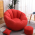 Contemporary Scandinavian Fine Cotton Particle Petal Lazy Round Sofa Footrest For Living Room