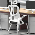 Modern Simplicity Polyester Mesh PP Sponge Latex Iron Square Desk Chair Backrest Armrest For Home Office