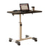 Modern Minimalist Rectangle Density Plate Stainless Steel Desk Liftable 4-Leg For Home Office