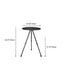 Modern Simplicity Round Tripod Aluminum Outdoor Coffee Table For Outdoor