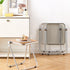 Modern Minimalist Foldable Square PET Metal Coffee Table For Living Room