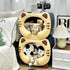 Contemporary Creative Kids Round Cat PP Nightstand For Bedroom